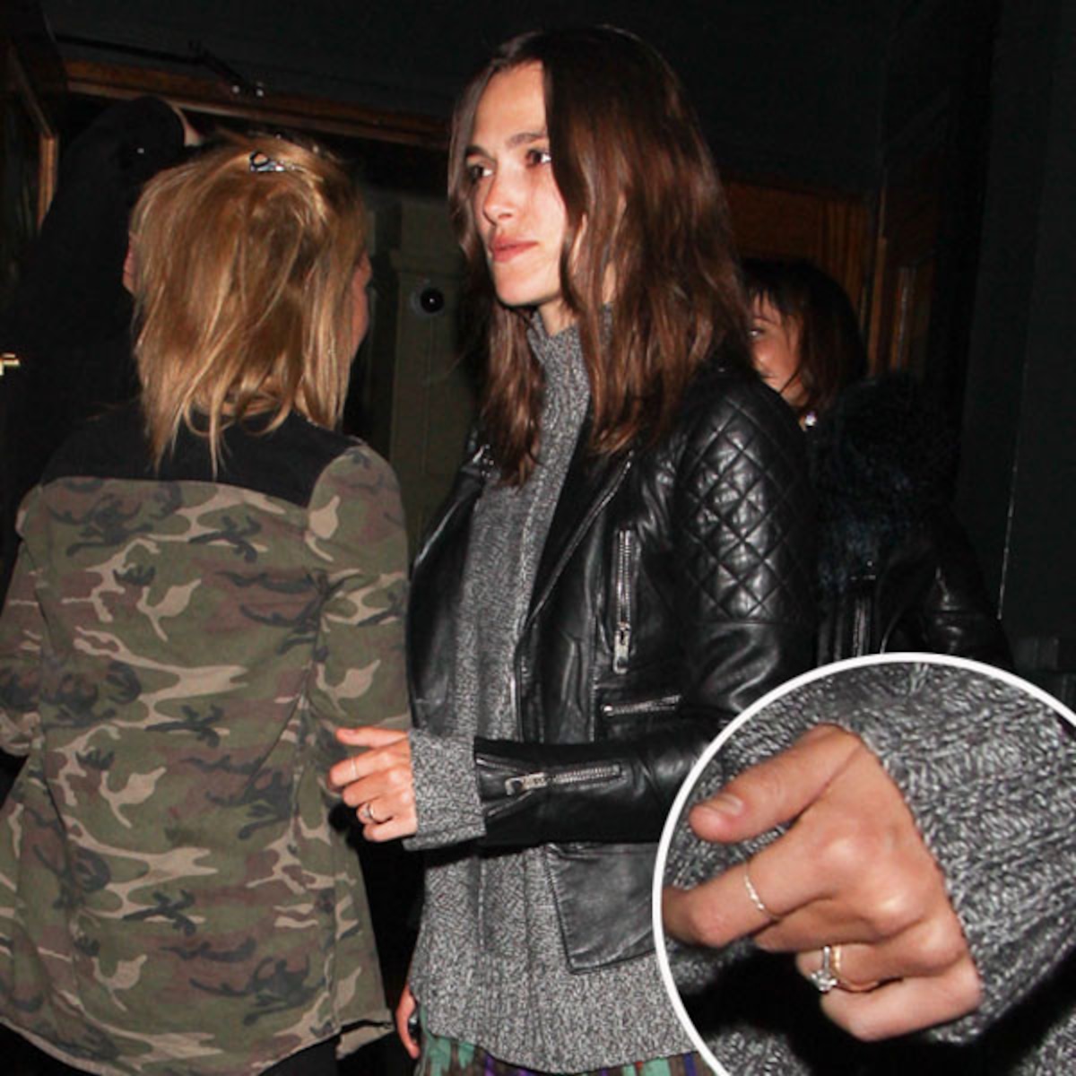 Keira Knightley Shows Off Wedding Ring in London